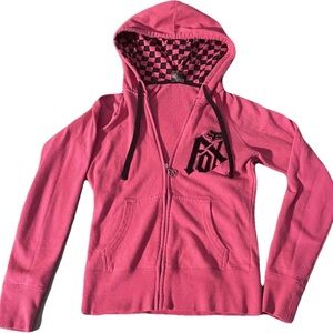 Fox Women's Pink Hoodie Sweater